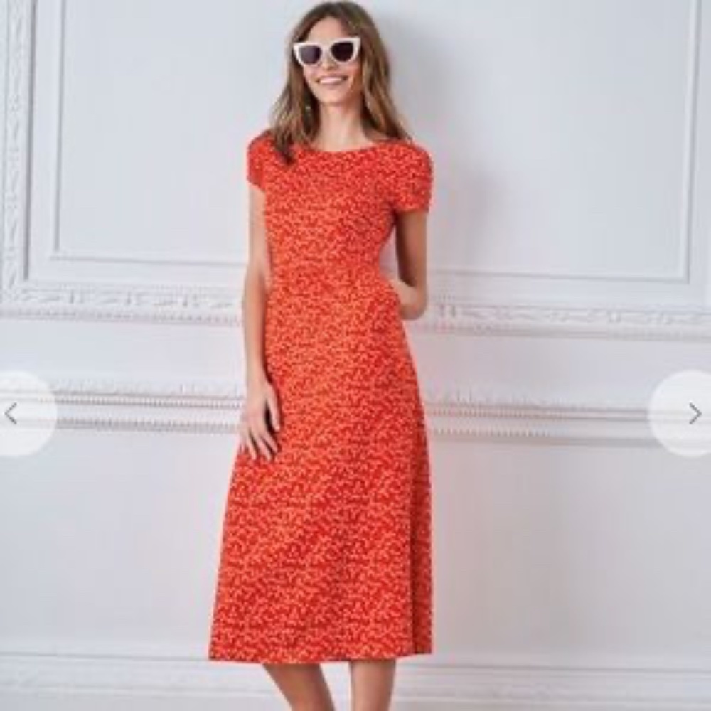 Boden Nicola Midi Dress US 12 L